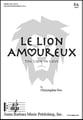 Le Lion Amoreux SA choral sheet music cover